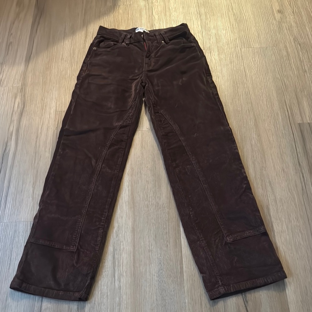 FREE PEOPLE Brown Corduroy Pants